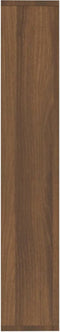 vidaXL - Wandschap - 36x16x90 - cm - bewerkt - hout - bruineikenkleurig
