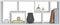 vidaXL - Wandschap - 36x16x90 - cm - bewerkt - hout - wit