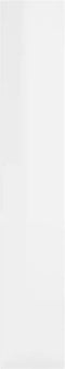 vidaXL - Wandschap - 36x16x90 - cm - spaanplaat - hoogglans - wit
