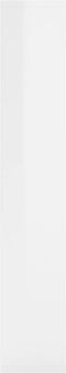 vidaXL - Wandschap - 36x16x90 - cm - spaanplaat - hoogglans - wit