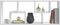 vidaXL - Wandschap - 36x16x90 - cm - spaanplaat - hoogglans - wit