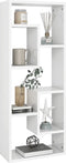 vidaXL - Wandschap - 36x16x90 - cm - spaanplaat - hoogglans - wit