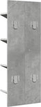vidaXL - Wandschap - 4-laags - 33x16x90 - cm - betongrijs