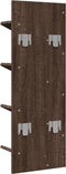 vidaXL - Wandschap - 4-laags - 33x16x90 - cm - bruin - eikenkleurig