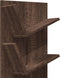 vidaXL - Wandschap - 4-laags - 33x16x90 - cm - bruin - eikenkleurig