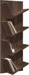vidaXL - Wandschap - 4-laags - 33x16x90 - cm - bruin - eikenkleurig