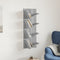 vidaXL - Wandschap - 4-laags - 33x16x90 - cm - grijs - sonoma - eikenkleurig