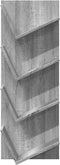 vidaXL - Wandschap - 4-laags - 33x16x90 - cm - grijs - sonoma - eikenkleurig