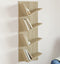 vidaXL - Wandschap - 4-laags - 33x16x90 - cm - sonoma - eikenkleurig