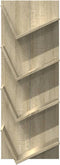 vidaXL - Wandschap - 4-laags - 33x16x90 - cm - sonoma - eikenkleurig