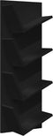 vidaXL - Wandschap - 4-laags - 33x16x90 - cm - wit