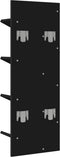 vidaXL - Wandschap - 4-laags - 33x16x90 - cm - wit