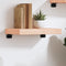 vidaXL - Wandschap - 40x20x6 - cm - onbehandeld - massief - eikenhout