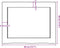vidaXL - Wandschap - 40x30x(2-4) - cm - onbehandeld - massief - eikenhout