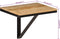 vidaXL - Wandschap - 40x30x32 - cm - massief - mangohout - en - ijzer