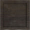 vidaXL - Wandschap - 40x40x(2-4)cm - behandeld - massief - eikenhout - donkerbruin