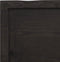 vidaXL - Wandschap - 40x40x(2-4)cm - behandeld - massief - eikenhout - donkerbruin