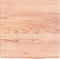 vidaXL - Wandschap - 40x40x(2-4) - cm - behandeld - massief - eikenhout - lichtbruin