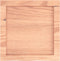 vidaXL - Wandschap - 40x40x(2-4) - cm - behandeld - massief - eikenhout - lichtbruin