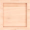 vidaXL - Wandschap - 40x40x(2-4) - cm - onbehandeld - massief - eikenhout