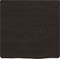vidaXL - Wandschap - 40x40x(2-6)cm - behandeld - massief - eikenhout - donkerbruin