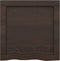 vidaXL - Wandschap - 40x40x(2-6)cm - behandeld - massief - eikenhout - donkerbruin