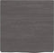 vidaXL - Wandschap - 40x40x(2-6)cm - behandeld - massief - eikenhout - donkerbruin