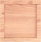 vidaXL - Wandschap - 40x40x(2-6) - cm - behandeld - massief - eikenhout - lichtbruin