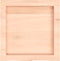 vidaXL - Wandschap - 40x40x(2-6) - cm - onbehandeld - massief - eikenhout