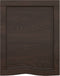 vidaXL - Wandschap - 40x50x(2-4)cm - behandeld - massief - eikenhout - donkerbruin