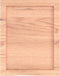vidaXL - Wandschap - 40x50x(2-4) - cm - behandeld - massief - eikenhout - lichtbruin