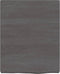 vidaXL - Wandschap - 40x50x(2-6)cm - behandeld - massief - eikenhout - donkerbruin