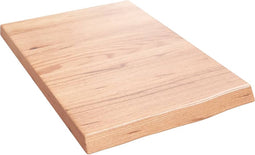 vidaXL - Wandschap - 40x60x(2-4) - cm - behandeld - massief - eikenhout - lichtbruin