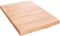 vidaXL - Wandschap - 40x60x(2-4) - cm - behandeld - massief - eikenhout - lichtbruin