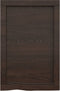 vidaXL - Wandschap - 40x60x(2-6)cm - behandeld - massief - eikenhout - donkerbruin