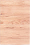 vidaXL - Wandschap - 40x60x2 - cm - behandeld - massief - eikenhout - lichtbruin