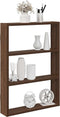 vidaXL - Wandschap - 43x9x60 - cm - bewerkt - hout - bruin - eikenkleurig