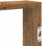 vidaXL - Wandschap - 43x9x60 - cm - bewerkt - hout - oud - houtkleurig