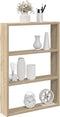 vidaXL - Wandschap - 43x9x60 - cm - bewerkt - hout - sonoma - eikenkleurig