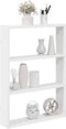 vidaXL - Wandschap - 43x9x60 - cm - bewerkt - hout - wit