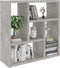 vidaXL - Wandschap - 45,1x16x45,1 - cm - spaanplaat - betongrijs
