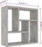 vidaXL - Wandschap - 45,1x16x45,1 - cm - spaanplaat - betongrijs