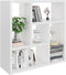 vidaXL - Wandschap - 45,1x16x45,1 - cm - spaanplaat - hoogglans - wit