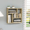 vidaXL - Wandschap - 45,1x16x45,1 - cm - spaanplaat - sonoma - eikenkleurig