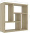 vidaXL - Wandschap - 45,1x16x45,1 - cm - spaanplaat - sonoma - eikenkleurig
