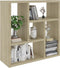 vidaXL - Wandschap - 45,1x16x45,1 - cm - spaanplaat - sonoma - eikenkleurig