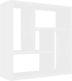 vidaXL - Wandschap - 45,1x16x45,1 - cm - spaanplaat - wit