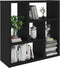 vidaXL - Wandschap - 45,1x16x45,1 - cm - spaanplaat - zwart