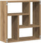vidaXL - Wandschap - 45x16x45 - cm - bewerkt - hout - artisanaal - eikenkleurig