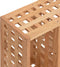 vidaXL - Wandschap - 49x15x49 - cm - massief - walnotenhout
